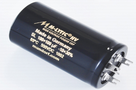 Mundorf M-LYTIC HV 100+100 мкФ 500 В - изображение